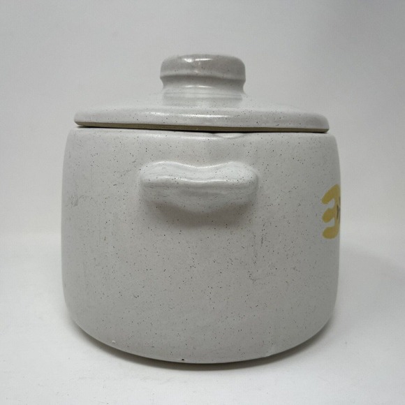Vintage Westbend Chili Bean Pot with Lid Primitive Style Pottery Crock MCM 2 qt. - Picture 3 of 11